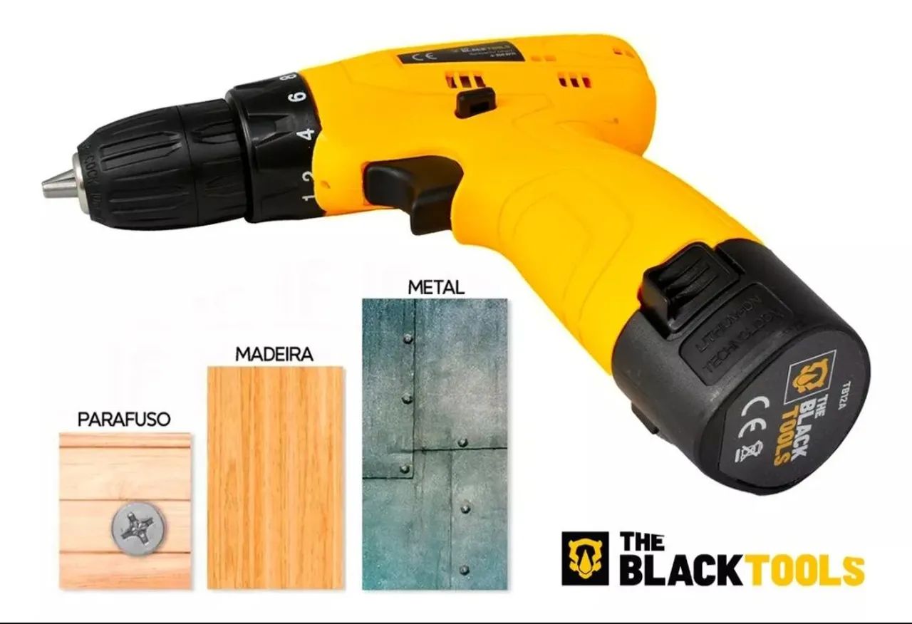 Parafusadeira Black Tools - Foto 4