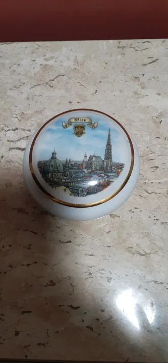 linda caixinha de porcelana austríaca - Foto 2