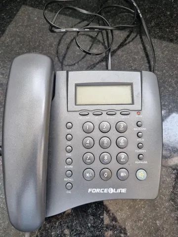 Telefones sem fio e com fio com bina  - Foto 3