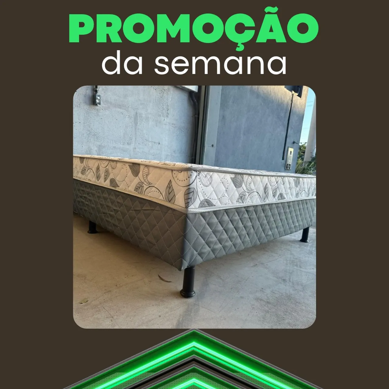 Oferta da semana. Cama de casal