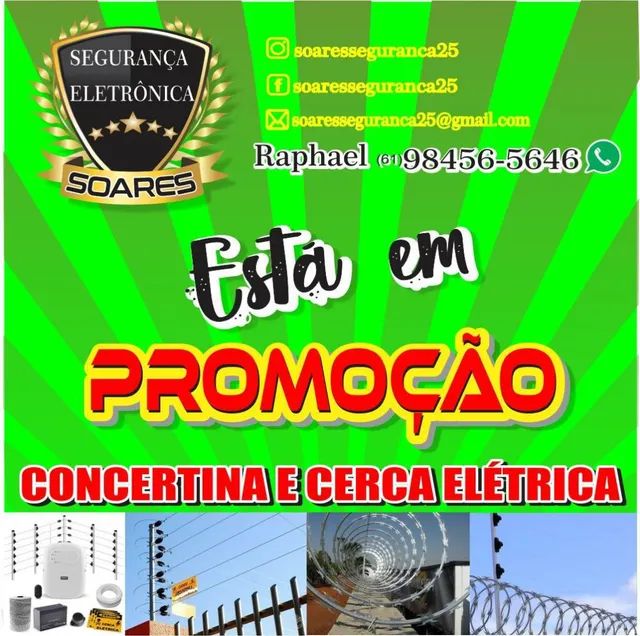 Concertina e Cerca elétrica 