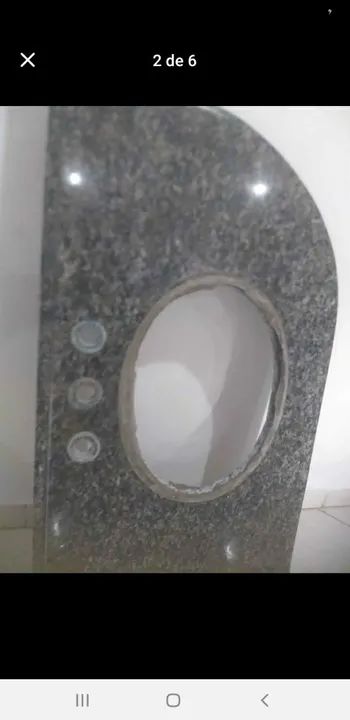 Pia de Mármore pra banheiro ou lavatório só 80 reais  - Foto 2