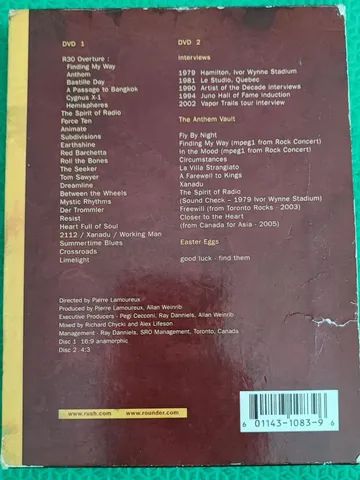 Box Rush (30th Anniversary World Tour) (2 CD/2 DVD/ 2 Palhetas) - Foto 2