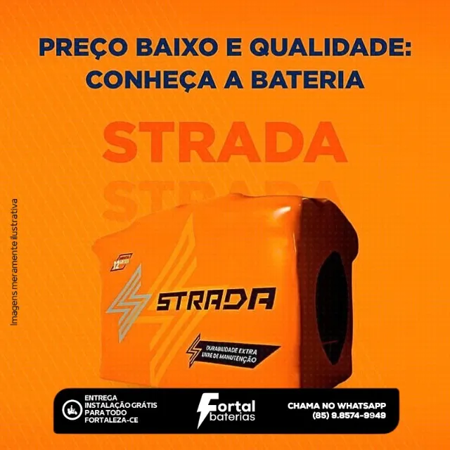 Apenas R$140,00 na Bateria 50Ah - Restam Poucas Peças!