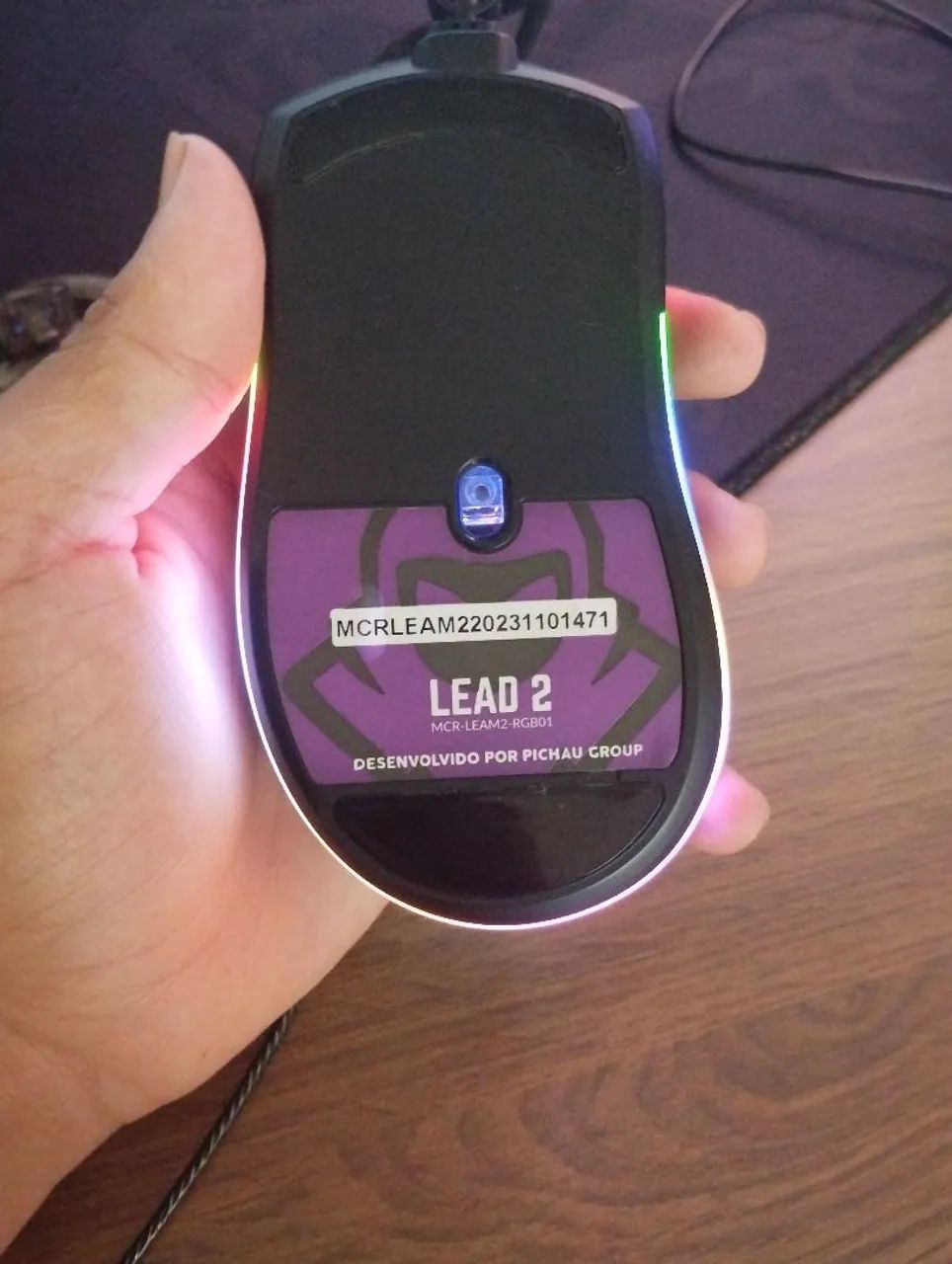 Mouse Gamer RGB + Headset Gamer - NOVO - Foto 2