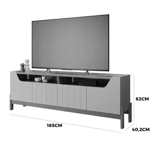 Rack Moema para Tv Até 70 Polegadas 4 Portas. Frete Grátis, Pague na Entrega, Cartão 12x! - Foto 3