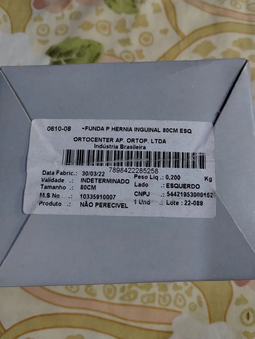 Funda para hérnia inguinal 80cm lado esquerdo. Nova - Foto 4