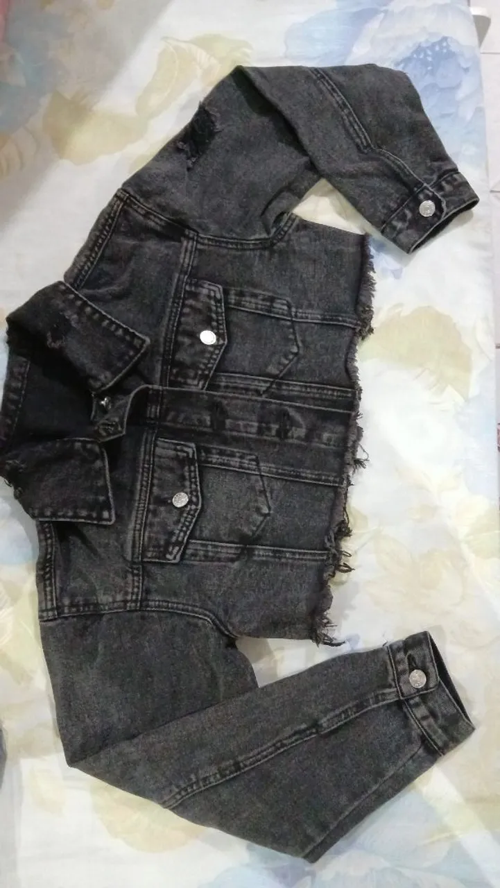 Jaqueta Jeans Nova Shein - Tamanho M