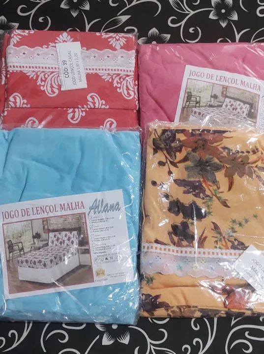 Lençóis 100% algodão 