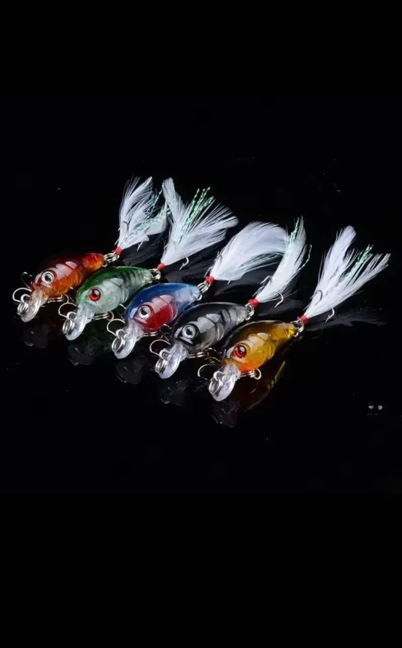 Iscas Artificiais para Pesca - crankbait penacho - Foto 2