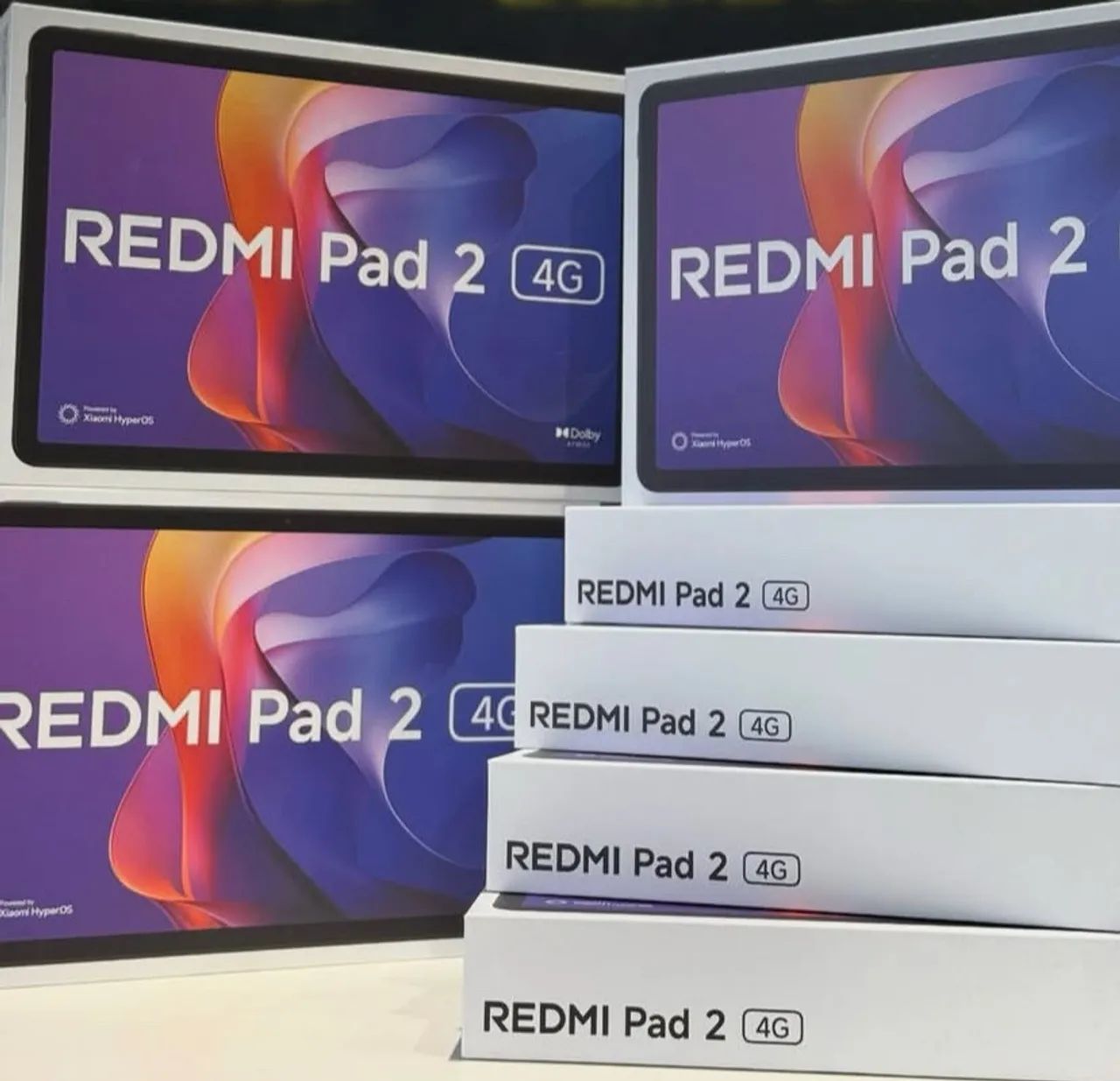 Tablet Xiaomi Pad 2 Redmi 128/04 Lacrado Chip 4G Celular Capa Película Entregamos 