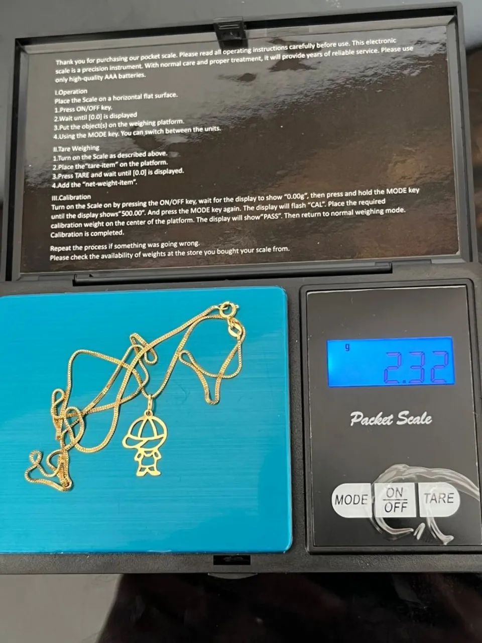 Colar feminino Ouro 18k - 2,32g - Foto 4