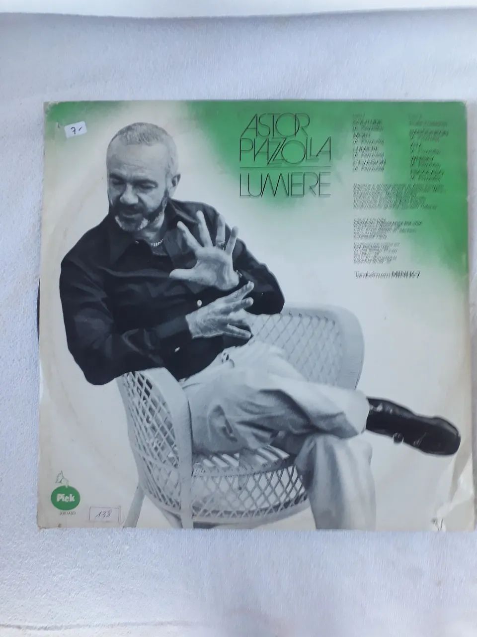 Disco de Vinil Astor Piazzola - Lumiere - Foto 2