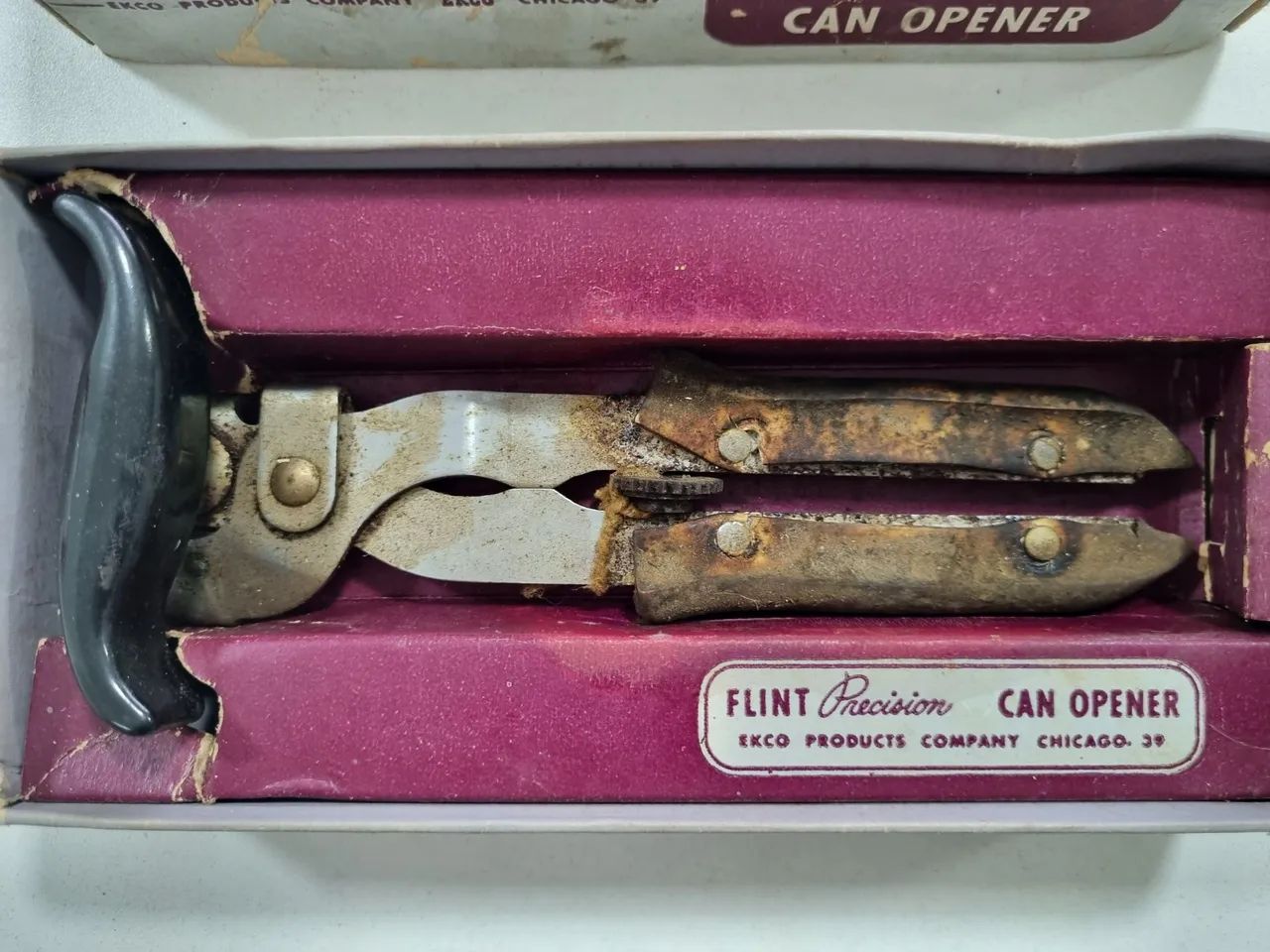 Abridor de Latas Flint Precision - Vintage - Foto 3