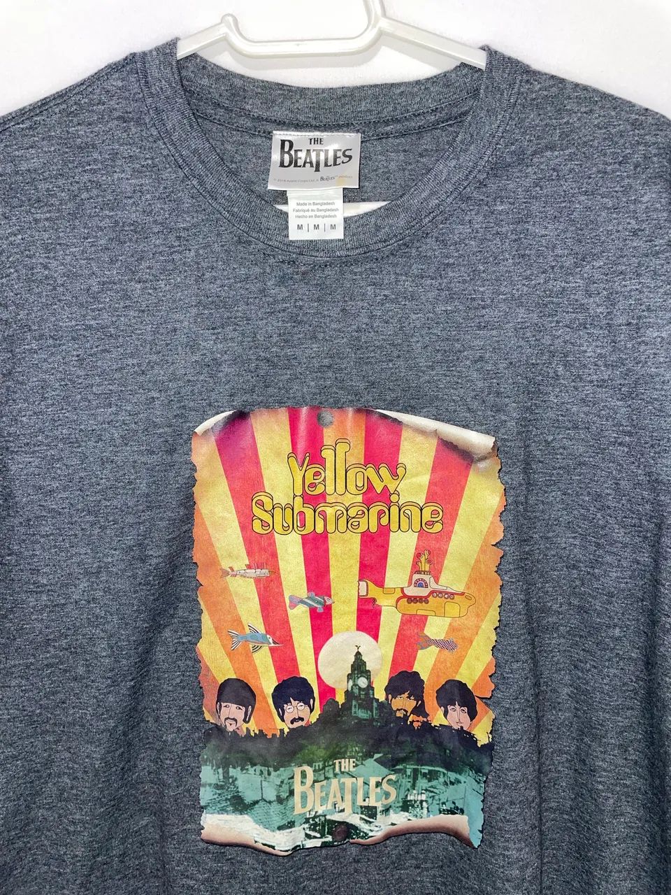 Camisa dos Beatles oficial M - Foto 2