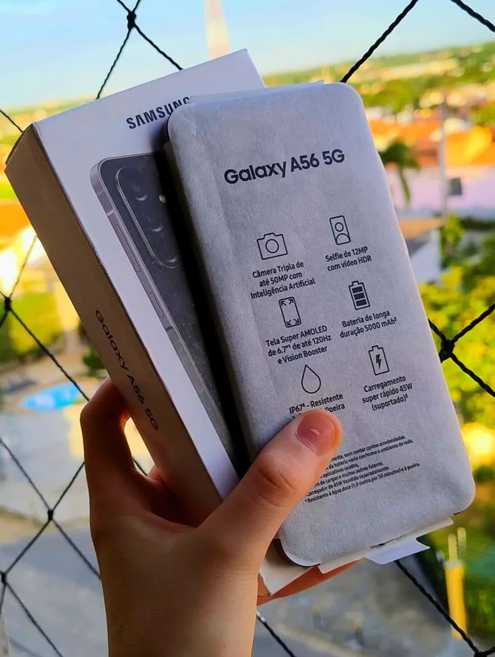 SAMSUNG A56 5G 128GB NOS PLÁSTICOS!