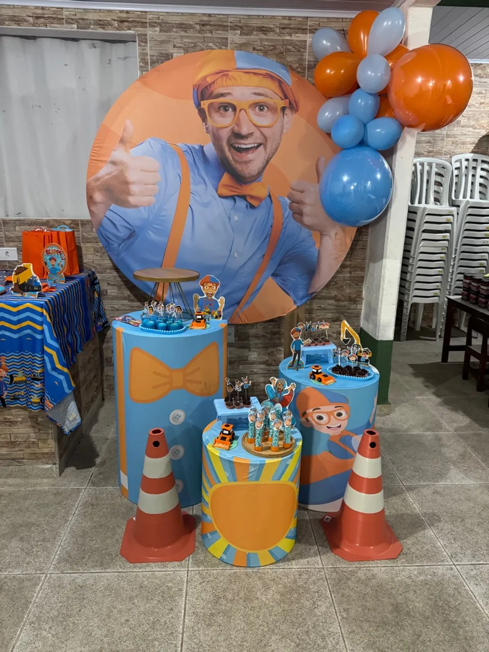 Decoração Festa Infantil Blippi