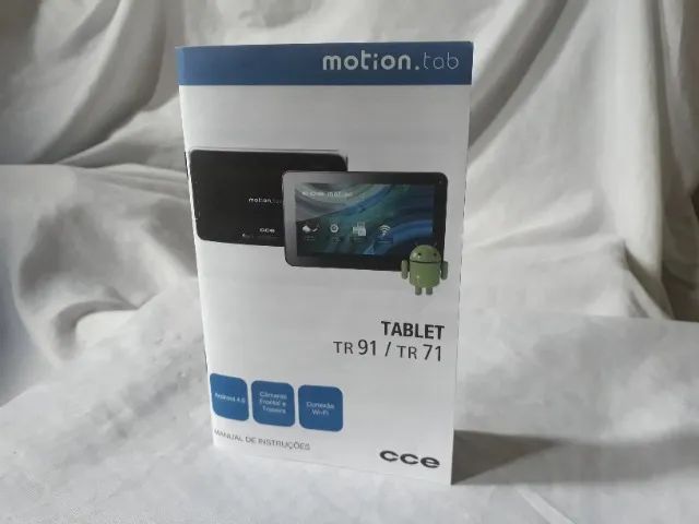 Tablet 7" CCE TR71 tela trincada, câmeras frontal/traseira, com manual e caixa original - Foto 6