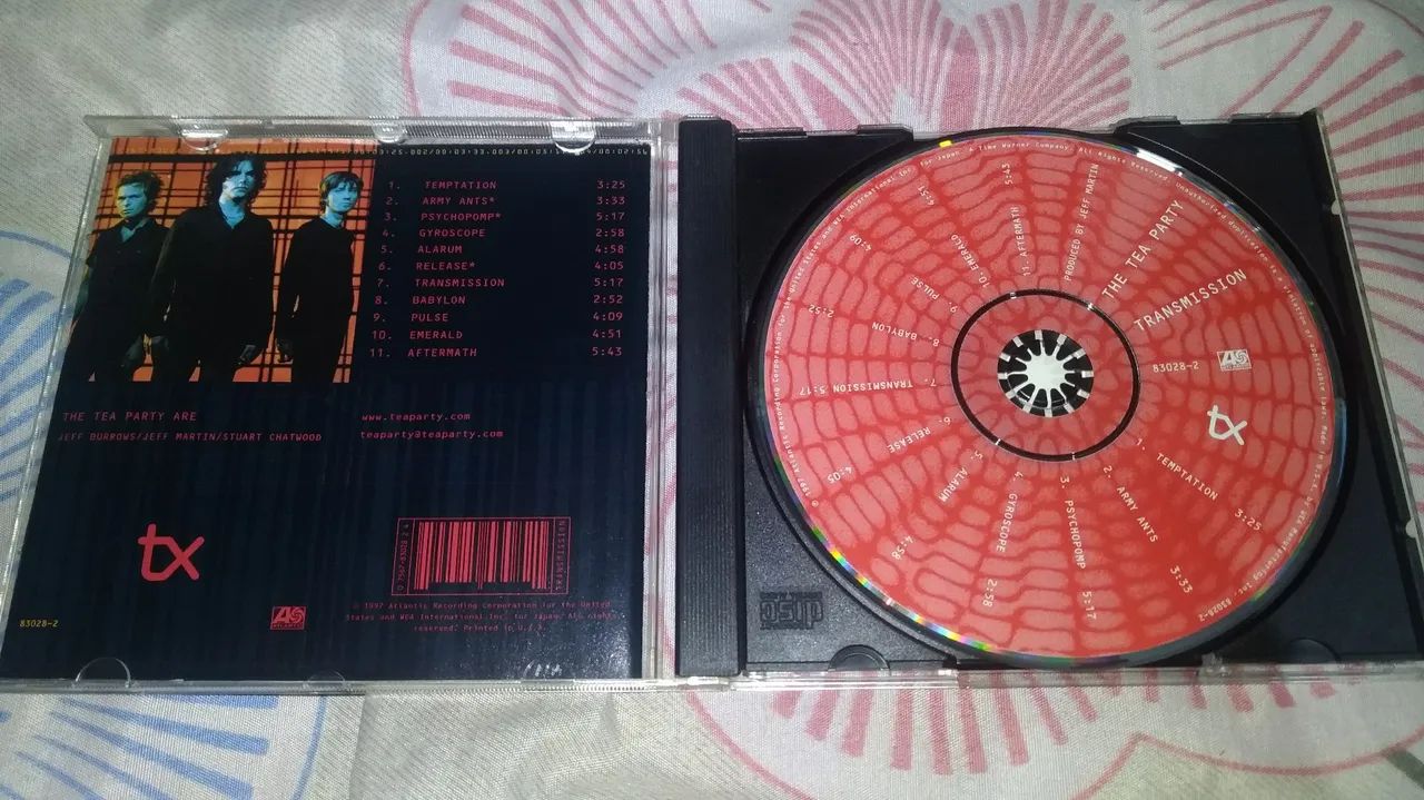 The tea party cd transmission importado - Foto 2
