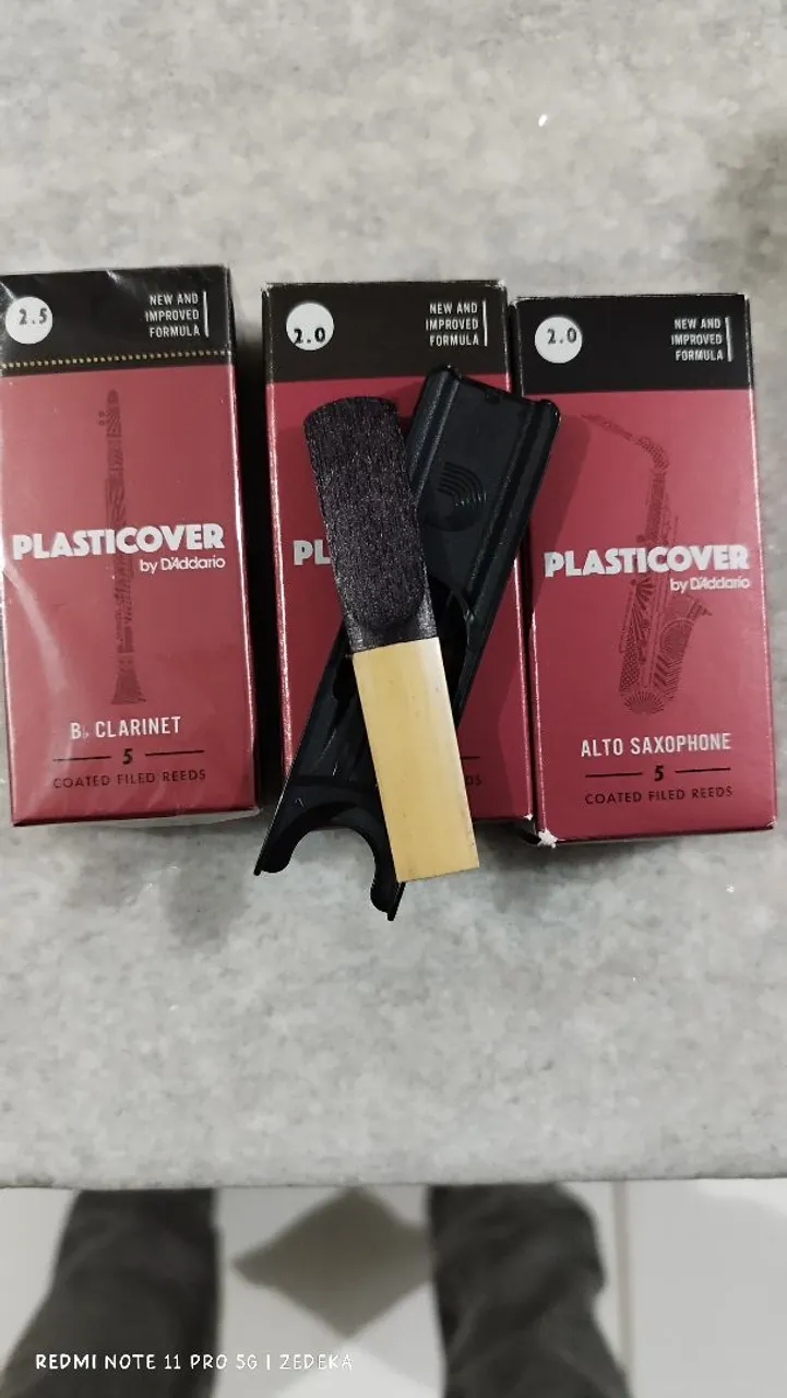 Palhetas importadas para Clarinete e Sax Alto
