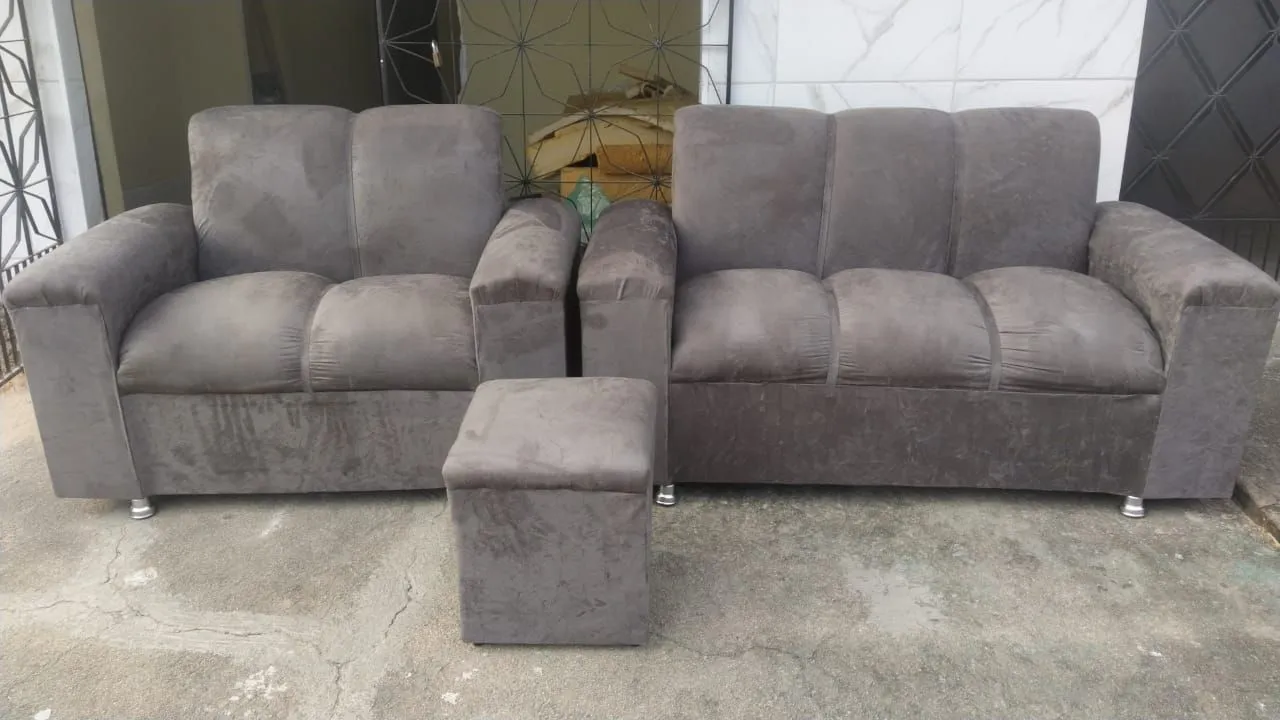 Conjunto de Sofás 3 Lugares e 2 Lugares