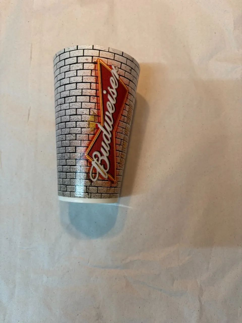 Copo de plástico Budweiser de coleção - Leia