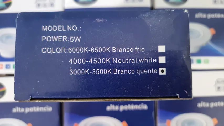 8 Spots 5W branco quente - Foto 3
