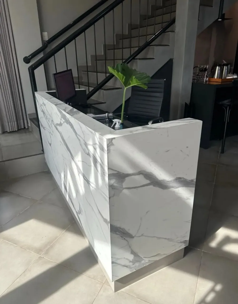 Balcão para recepção