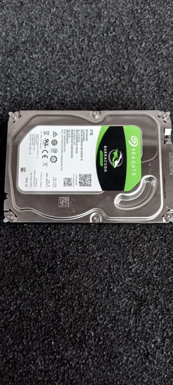 SEAGATE 2TB Barracuda ideal para almazenar seus Equivo 