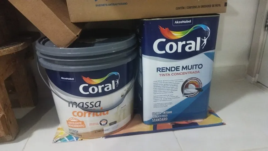 Tinta/ massa corrida