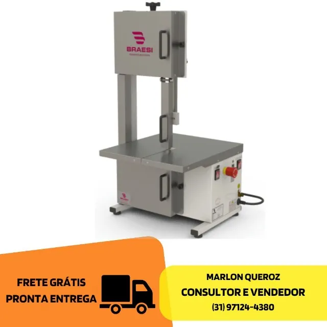 Serra Fita Braesi Inox para Açougue