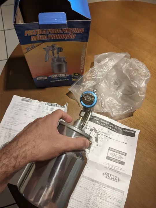 Pistola para pintura Steula MS35-01 Média produção - Foto 5