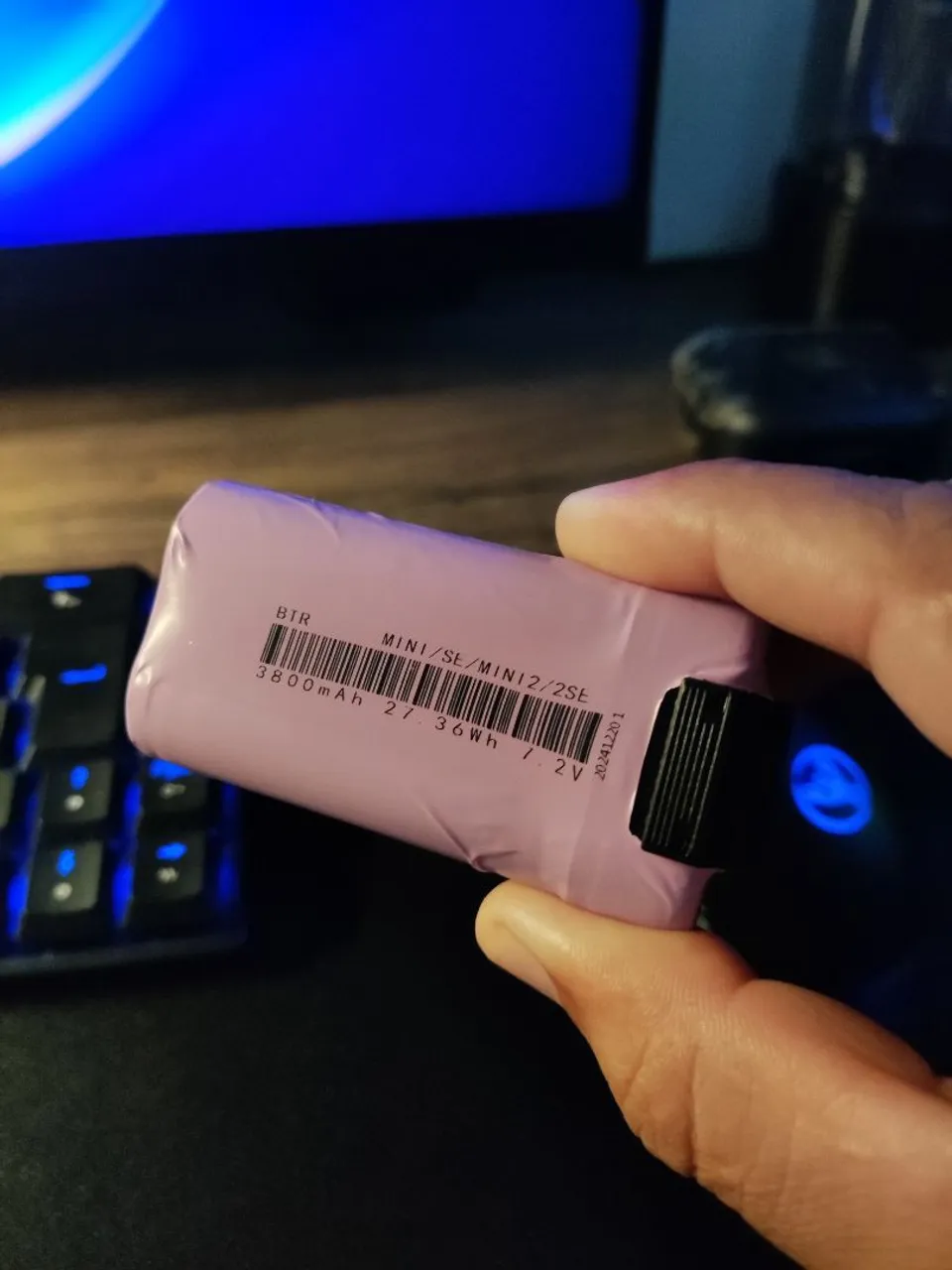 Bateria para drone dji mini 2 - 3800mAh