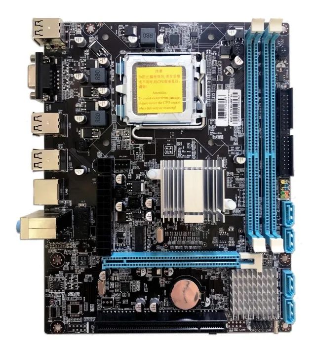 Placa Mãe Desktop P/ Intel 775 Ddr3 G41ag-b3 Nova Garantia