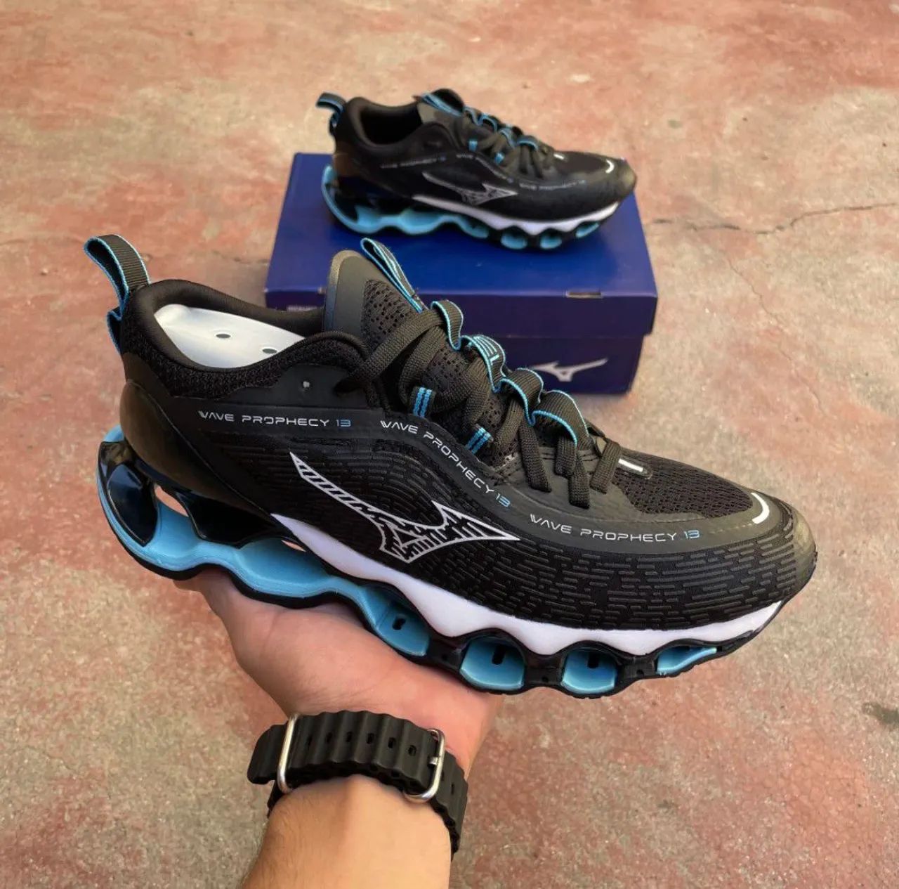 Mizuno Wave Prophecy 13 - Black/Blue