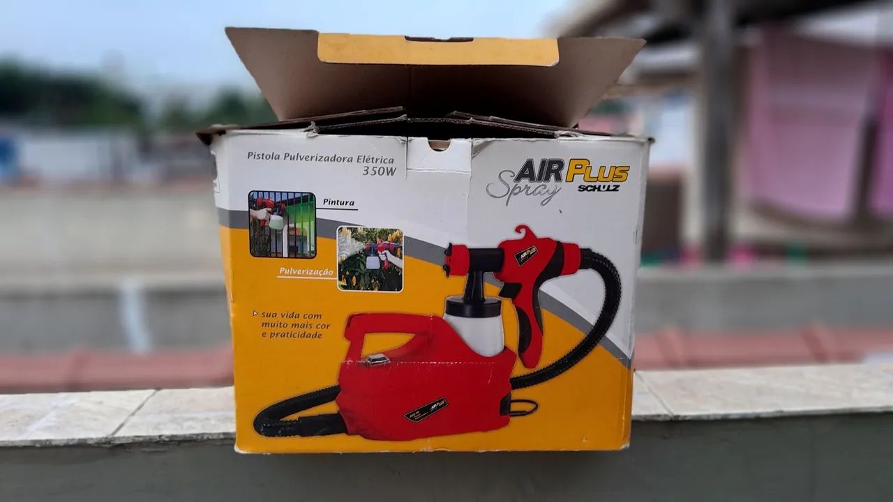 Pistola pulverizadora elétrica 350W air plus spray schulz