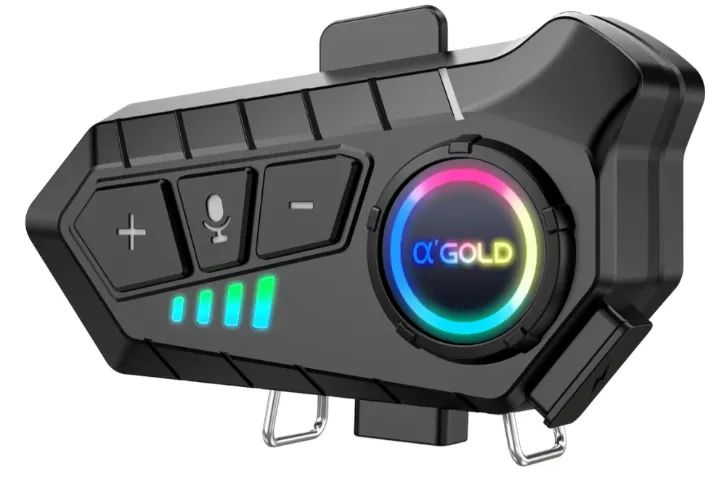 Fone De Capacete Intercomunicador Bluetooth A'gold - Foto 2