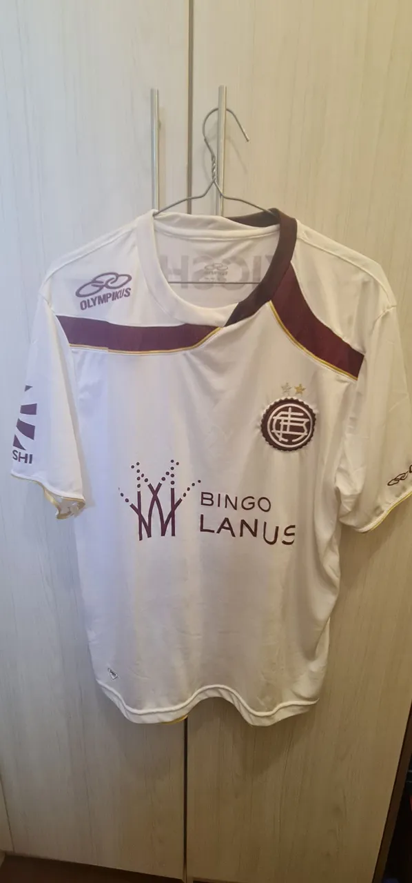Camisa de Futebol Lanus - Tamanho M