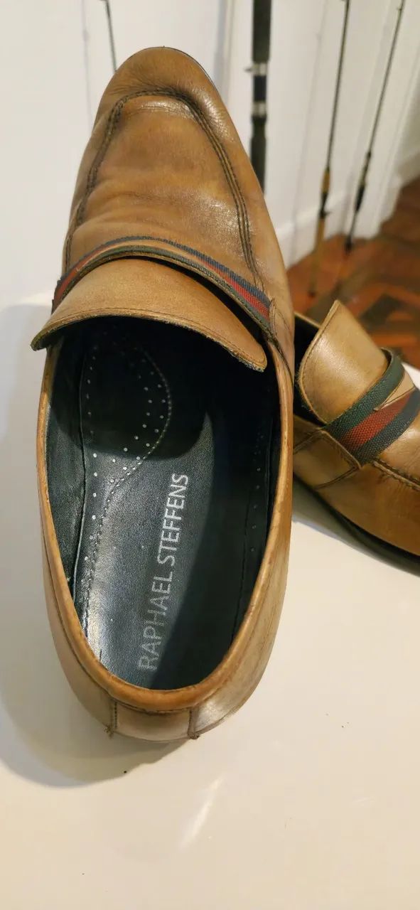Sapato masculino de couro legítimo - Raphael Steffens<br> - Foto 2