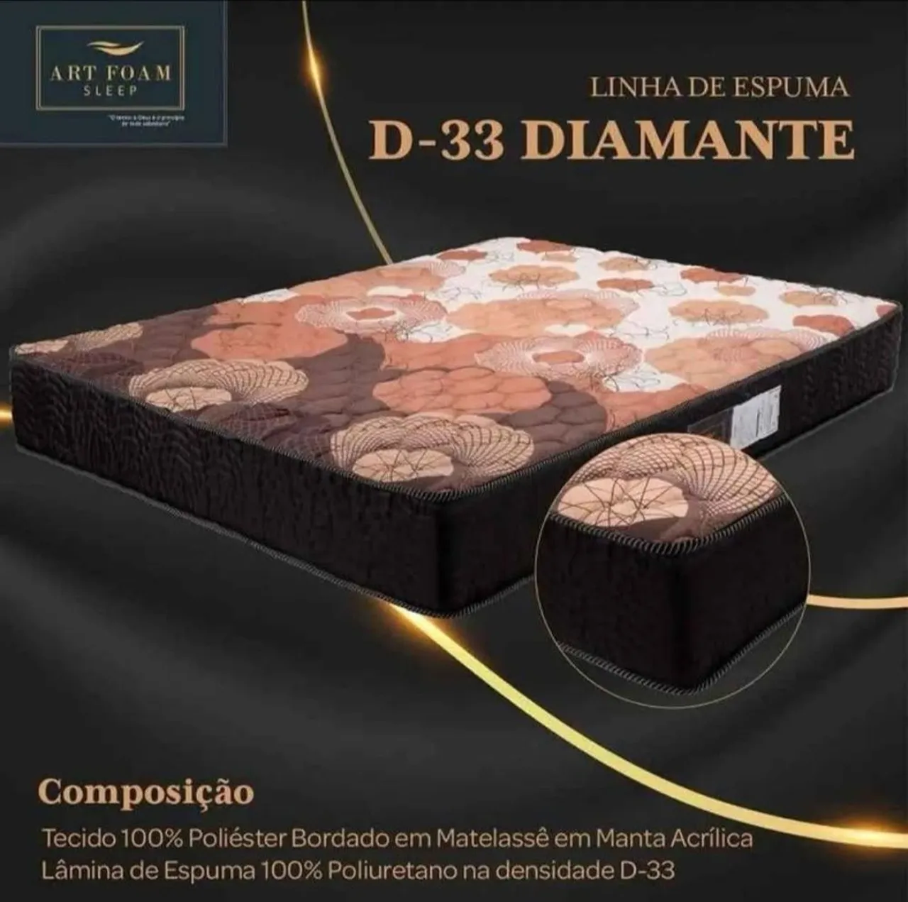 Colchão D-33 Diamante Art Foam Sleep