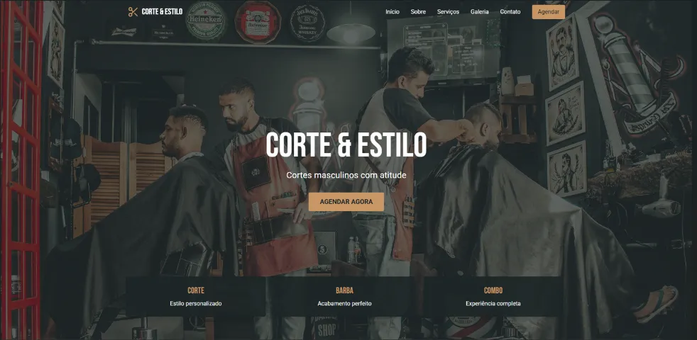 Site profissionais para negócios locais e pequenos negócios