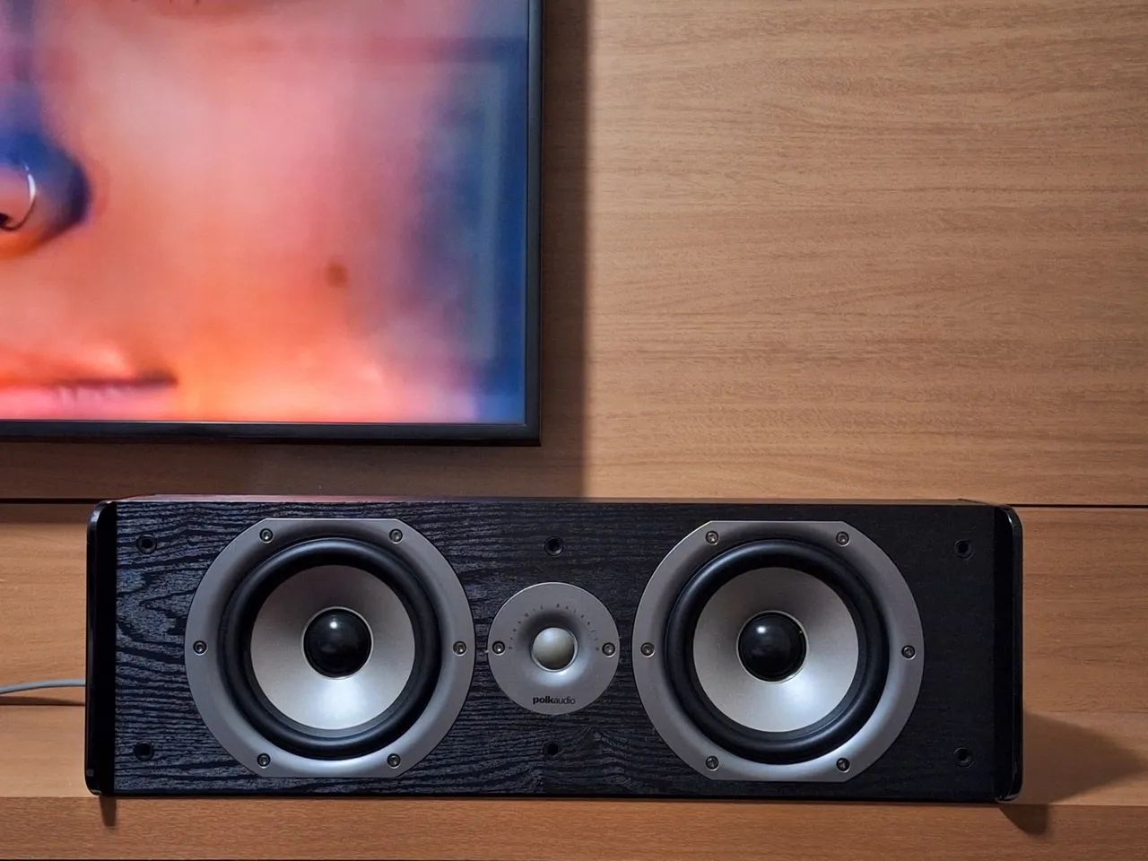 CAIXA CENTRAL POLKAUDIO CS20 BLACK (150w) - Foto 3