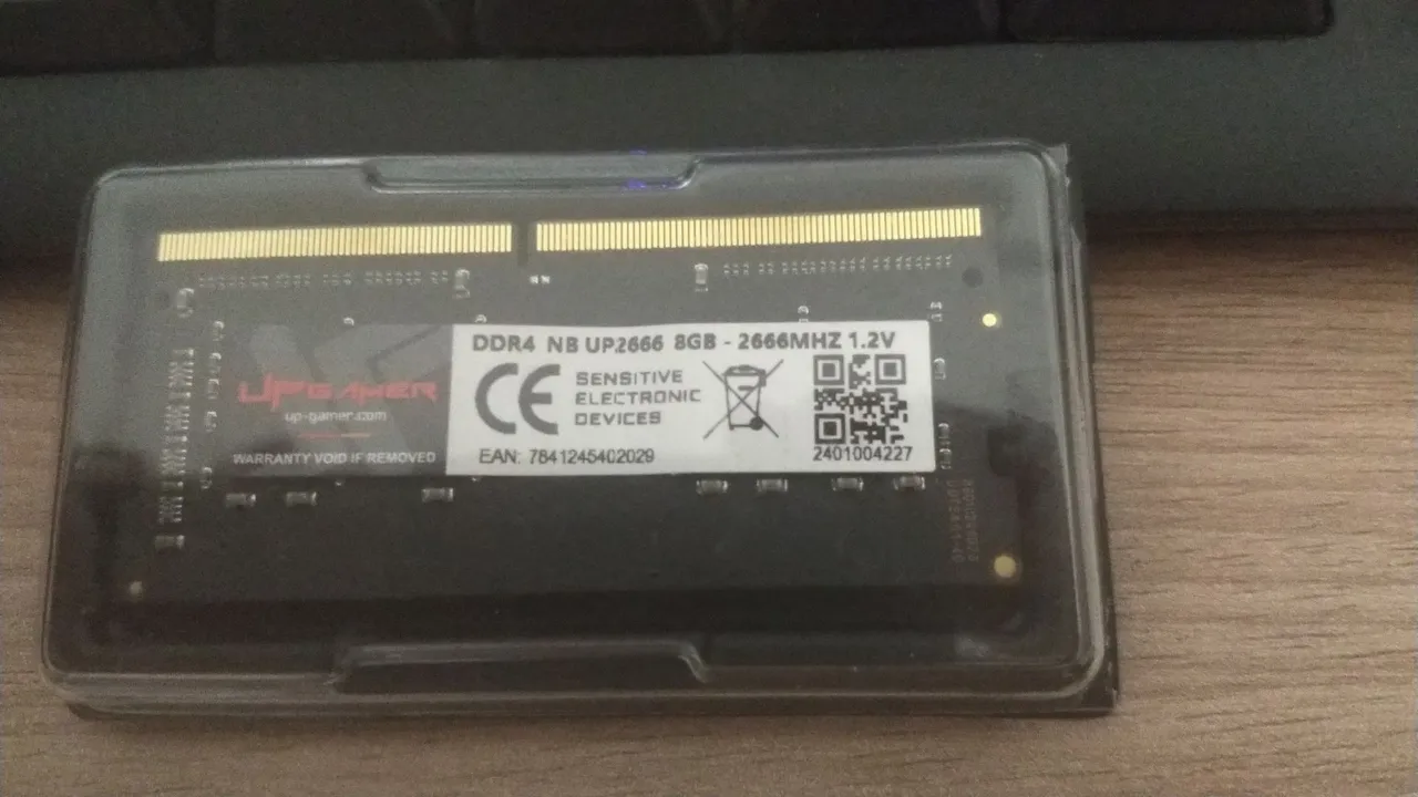 Memória RAM UP Gamer DDR4 8GB 2666MHz Notebook