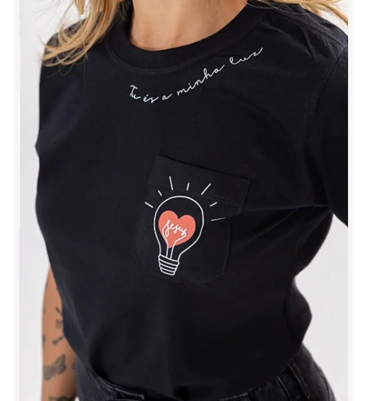 T-shirt Cristã Sob encomenda