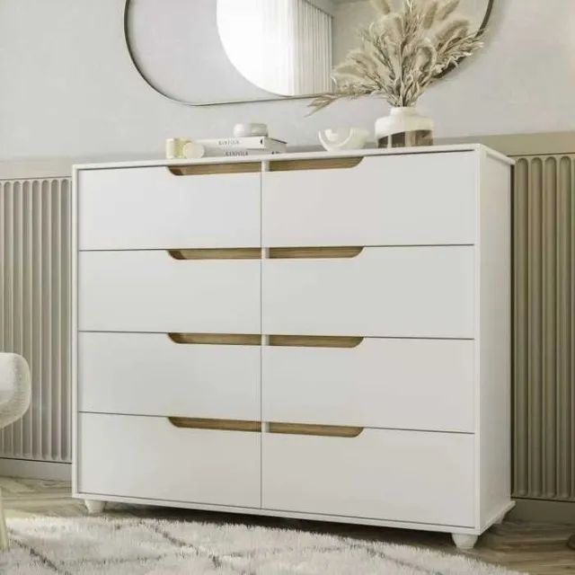 Cômoda Doble 8 Gavetas Albatroz - Foto 3