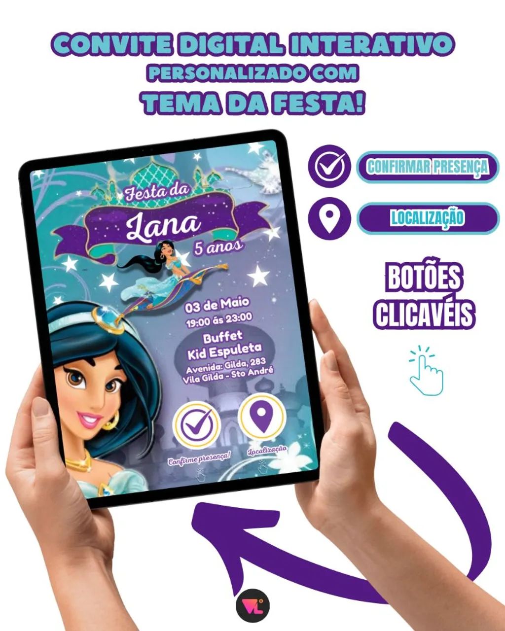 Convite Digital com Arte Personalizada no Tema da Festa! - Foto 3