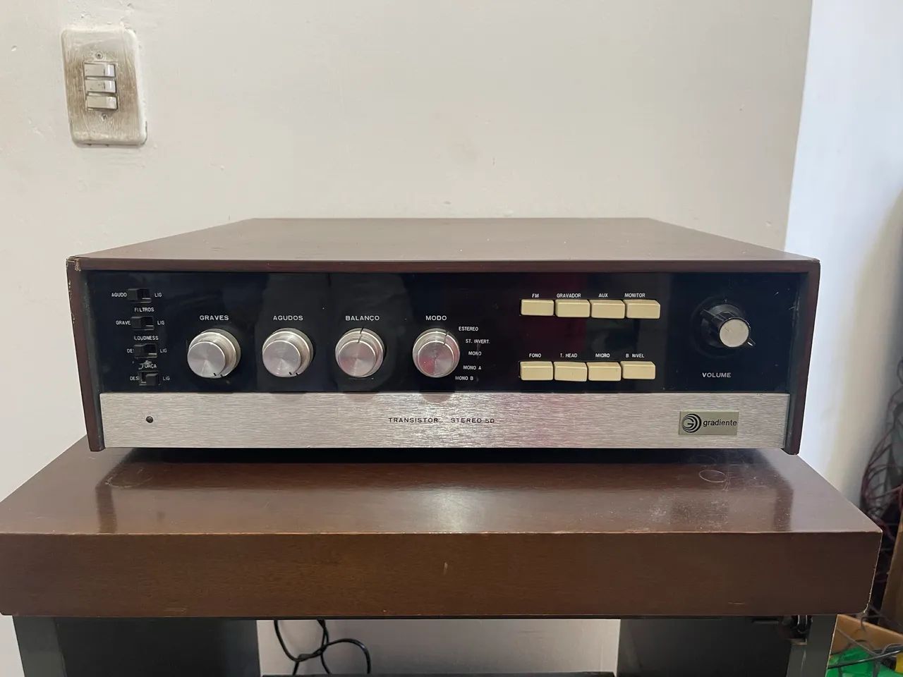 Amplificador gradiente transistor estero 50 leia o anúncio 