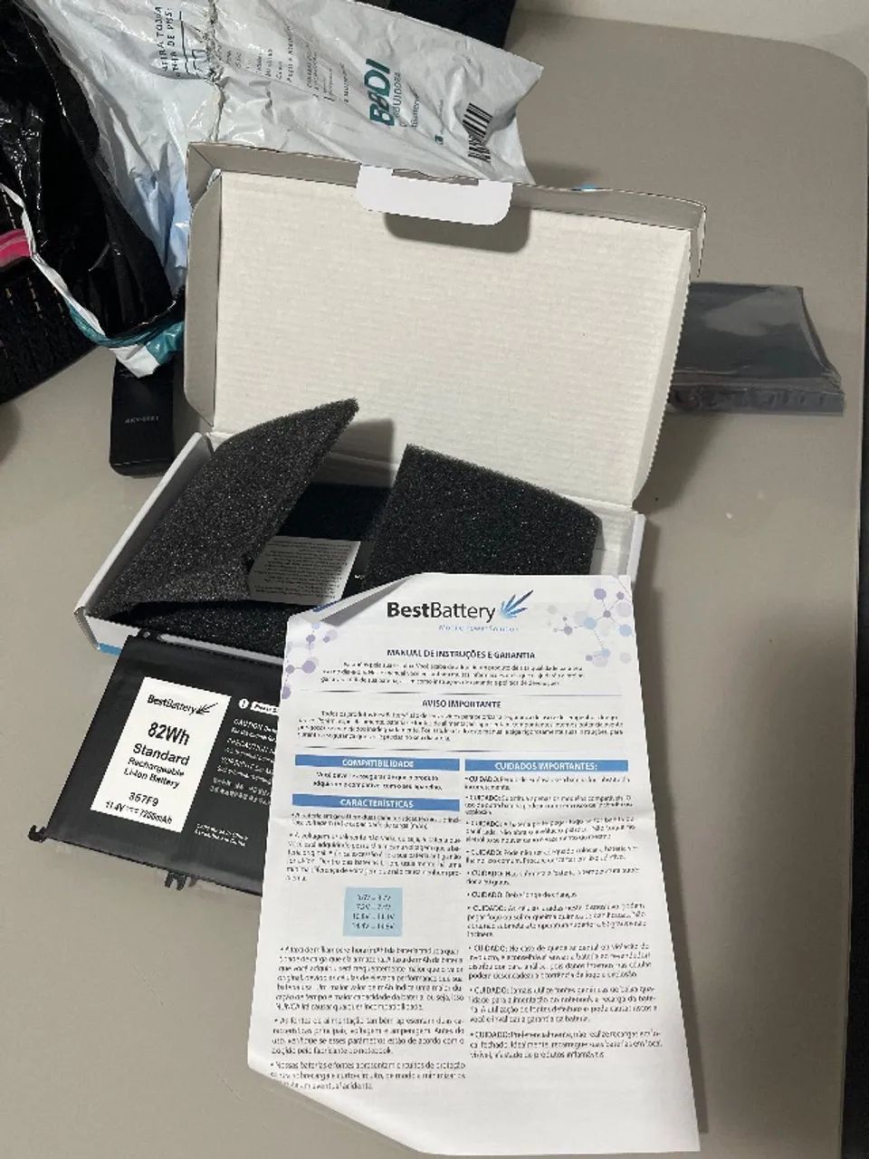 Bateria Para Notebook Part Number  357f9 7200 Mah - Foto 2