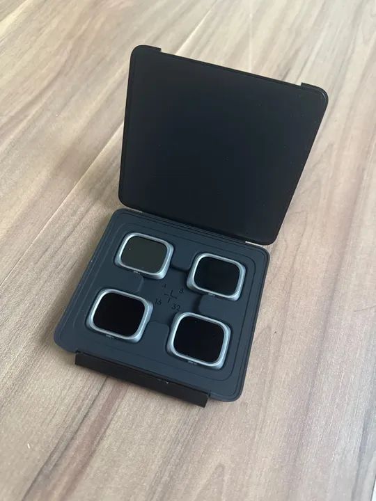 Kit com 4 filtros ND ORIGINAIS para DRONE DJI AIR 2s (nunca usado)