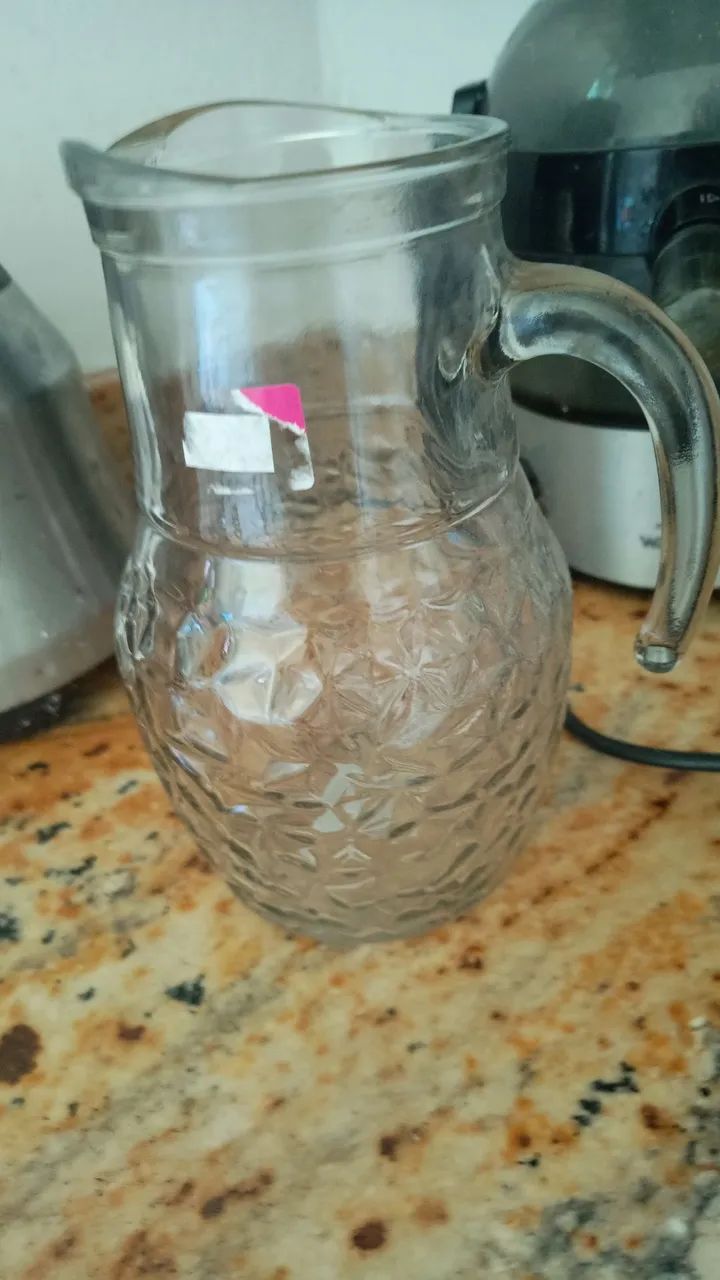 Jarra trabalhada para Suco,Água etcc